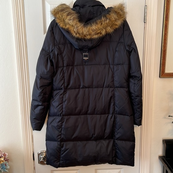 Michael Kors Navy Down Hooded Puffer Jacket M - Picture 5 of 7